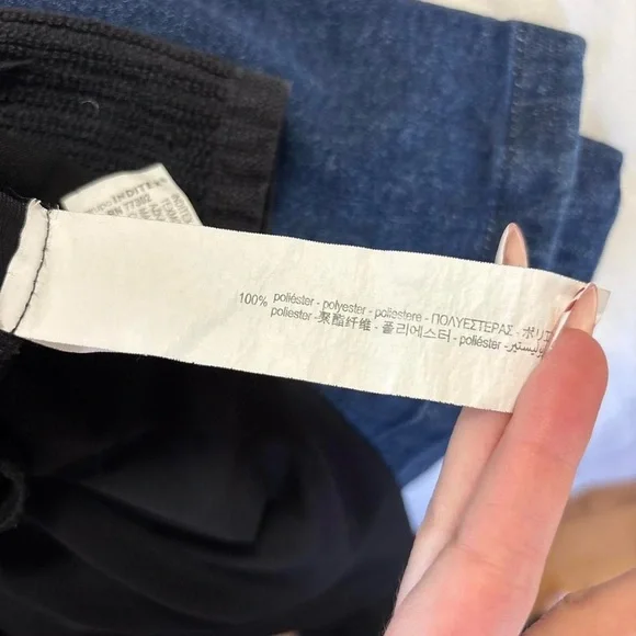 Zara Black Wide-Leg Women's Pants - Picture 5 of 5